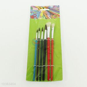 Customized oil painting brushes 6pcs