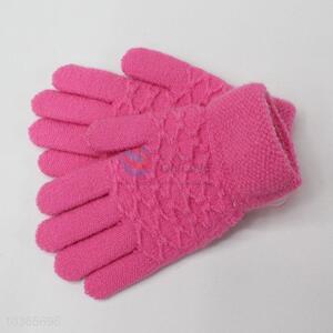 Factory direct knitted gloves for girls 