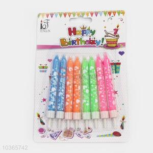 China Wholesale 8pcs Bright Light Birthday Wedding Candles Home Decoration