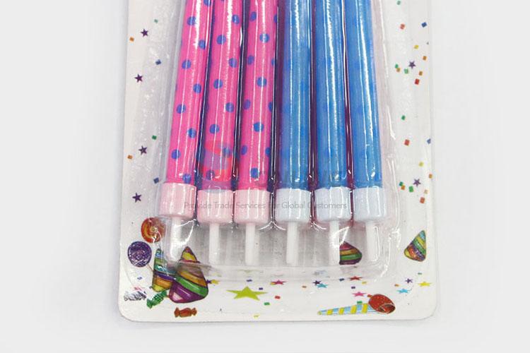 Factory Sales 12pcs Multicolour Flame Birthday Candle