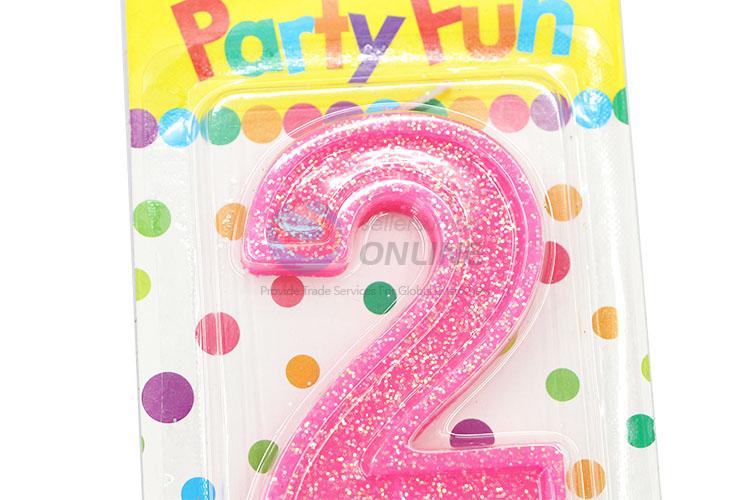 Popular Numeral Candle/Number 2 Birthday Candle for Sale