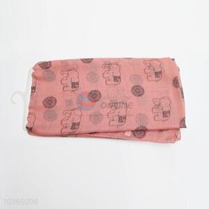 Elephant Printing Scarves /Shawls, Women Long Scarf