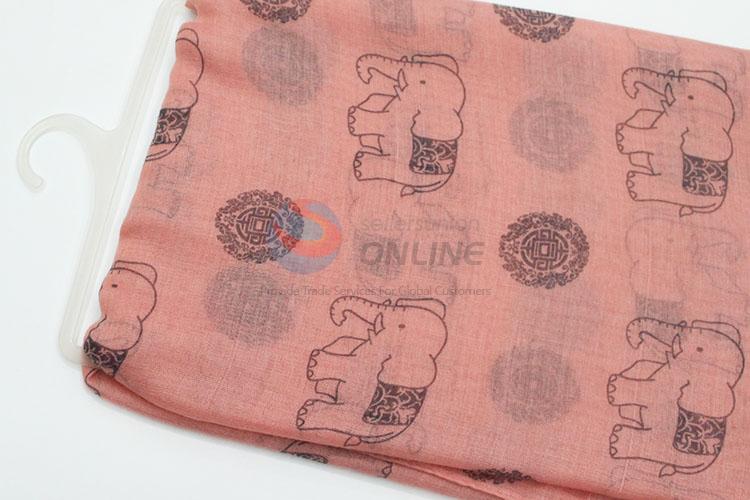 Elephant Printing Scarves /Shawls, Women Long Scarf