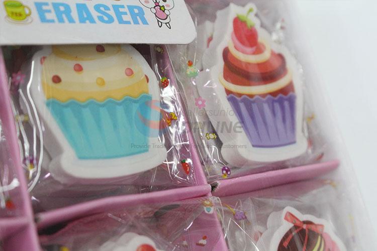 Latest design cup cake eraser