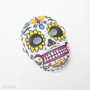 Halloween mask with flower skull design