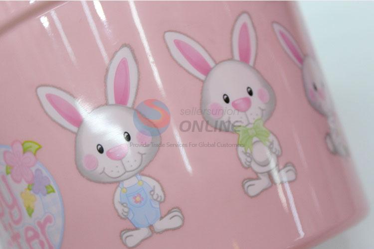 Hot sale hight quality cute rabbit printing easter buckets