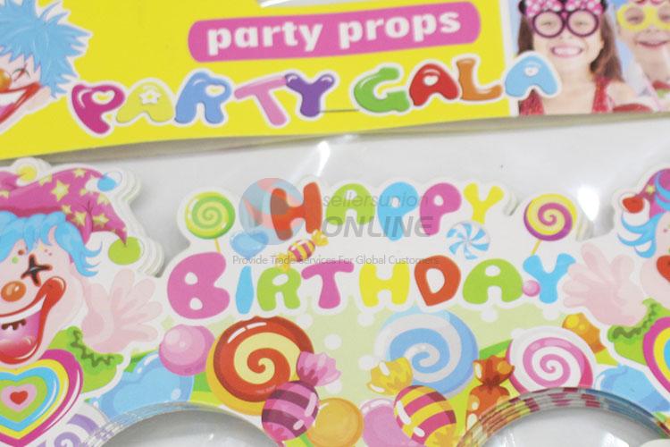 Best high quality 6pcs birthday use glasses