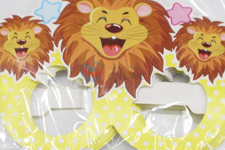 Great low price 6pcs birthday use lion glasses