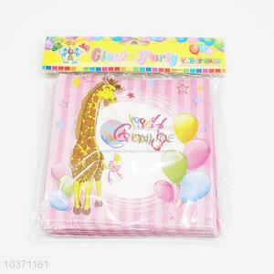 Newly product good 20pcs giraffe pattern napkins