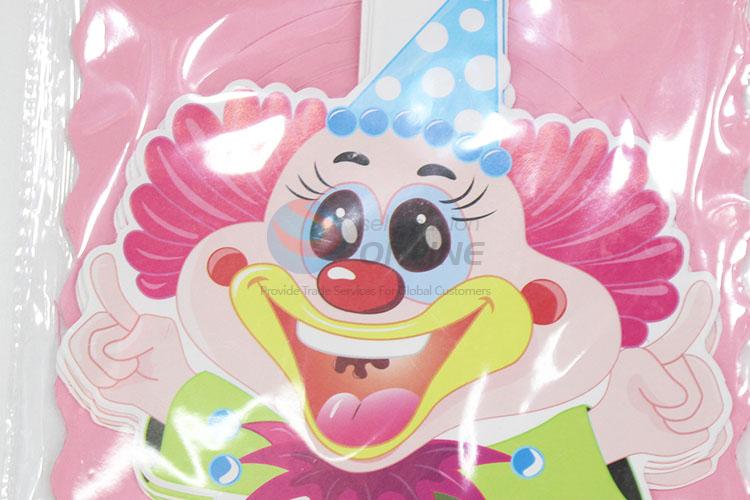 New style popular cute clown pattern party decoration