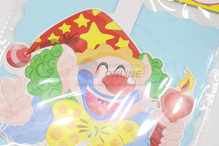 Low price best sales clown pattern party decoration