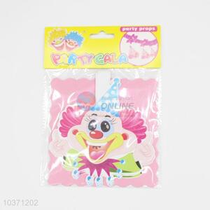 New style popular cute clown pattern party decoration