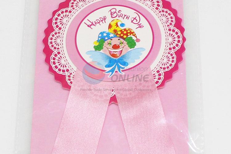 Good quality low price party use tinplate badge