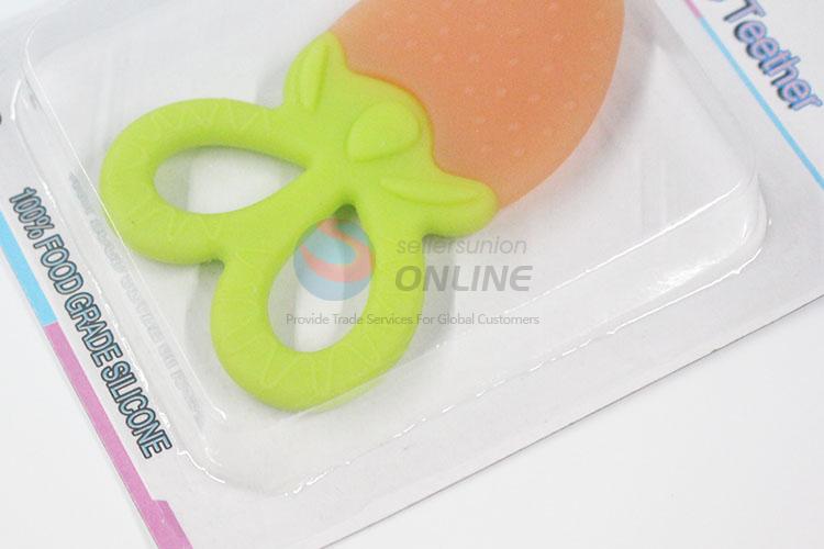 New Baby Teether Silicone Fruit Shape Baby Toys Baby Dental Care Toothbrush Training Silicone Baby Teether