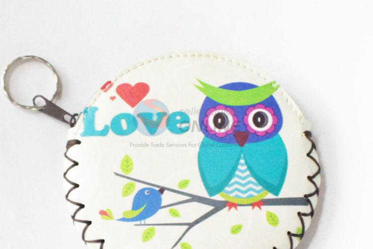 Best popular style cheap owl pattern pu coin purse