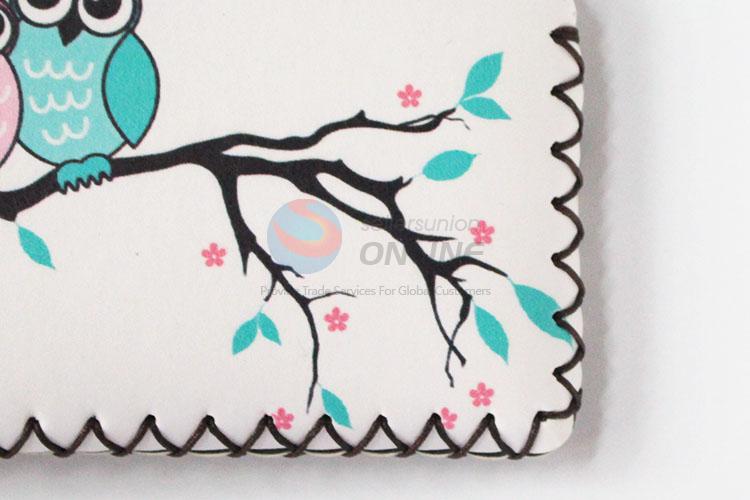 Wholesale top quality owl pattern pu coin purse