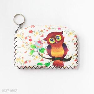 New product top quality owl pattern pu coin purse