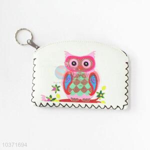 China factory price simple owl pattern pu coin purse