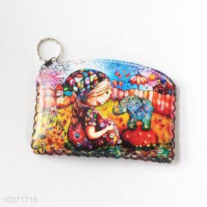 Wholesale cute style pu coin purse