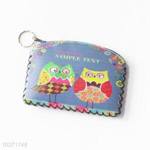 Wholesale cute fashionable owl pattern coin purse