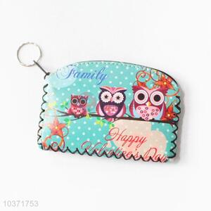 New style popular cute owl pattern coin purse