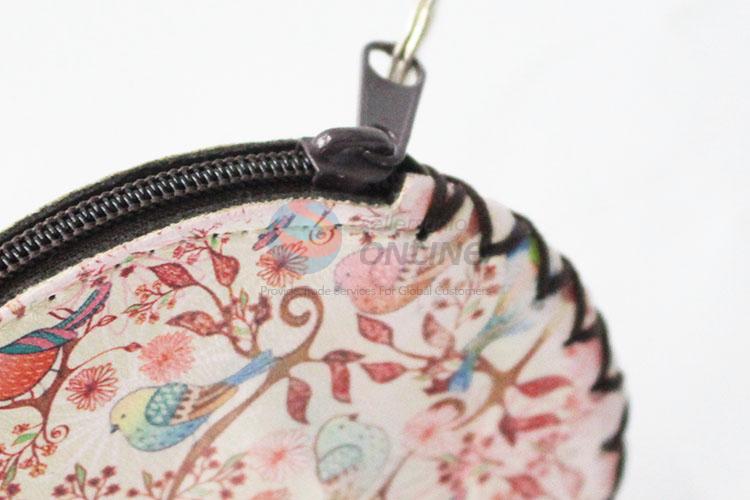 High quality low price round coin purse