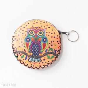 Wholesale cheap owl pattern round coin purse