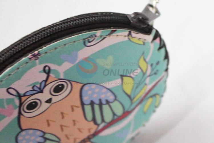 New product cheap best owl pattern round coin purse