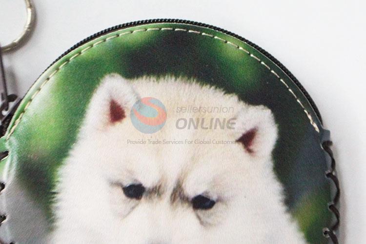 Latest arrival dog pattern round coin purse