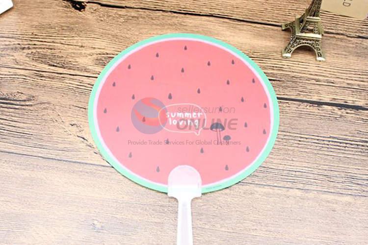 Fruit Pattern Round Fan