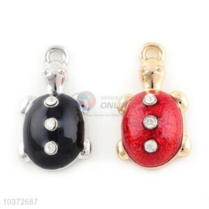 Wholesale Custom Cheap Red Tortoise Alloy Necklace Pendant