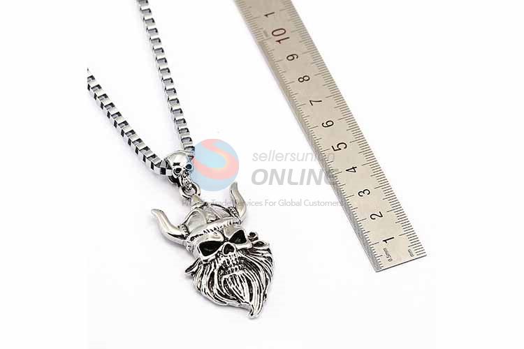 Skull Pendant Punk Zinc Alloy jewellery Necklace