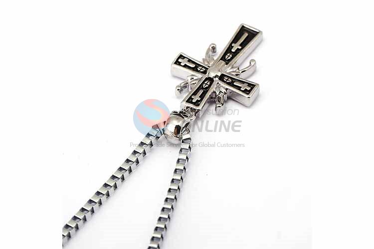 Cross Pendant Punk Zinc Alloy jewellery Necklace