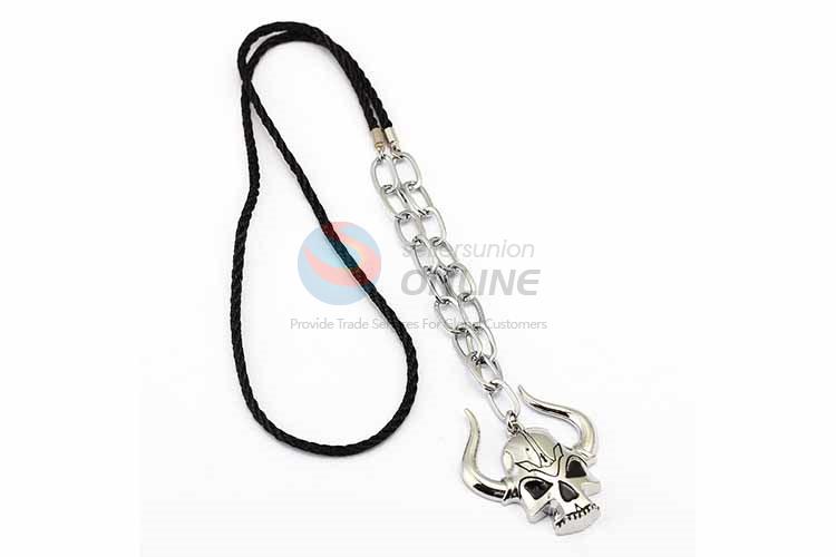 Skull Pendant Punk Zinc Alloy jewellery Necklace