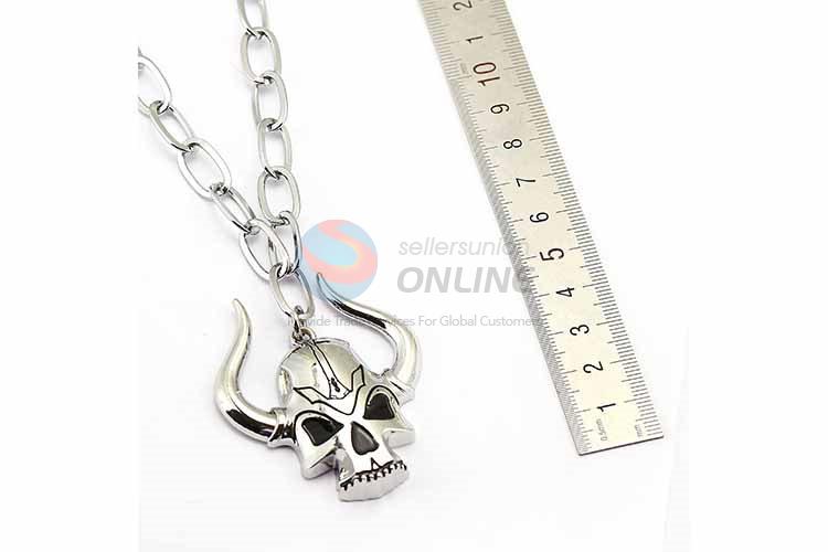 Skull Pendant Punk Zinc Alloy jewellery Necklace