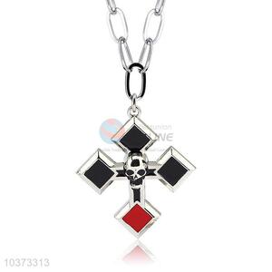 Cross Pendant Punk Zinc Alloy jewellery Necklace