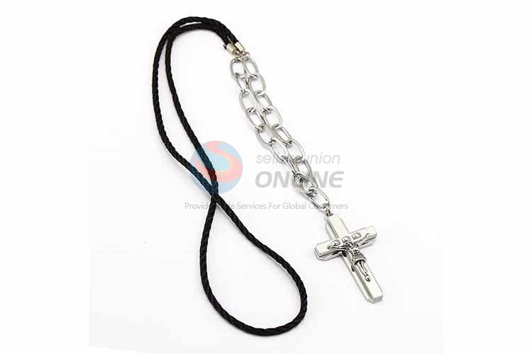 Cross Pendant Punk Zinc Alloy jewellery Necklace