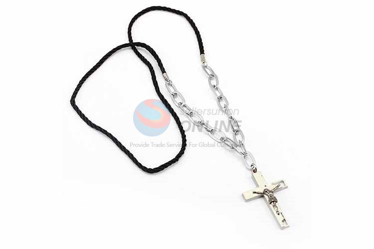 Cross Pendant Punk Zinc Alloy jewellery Necklace