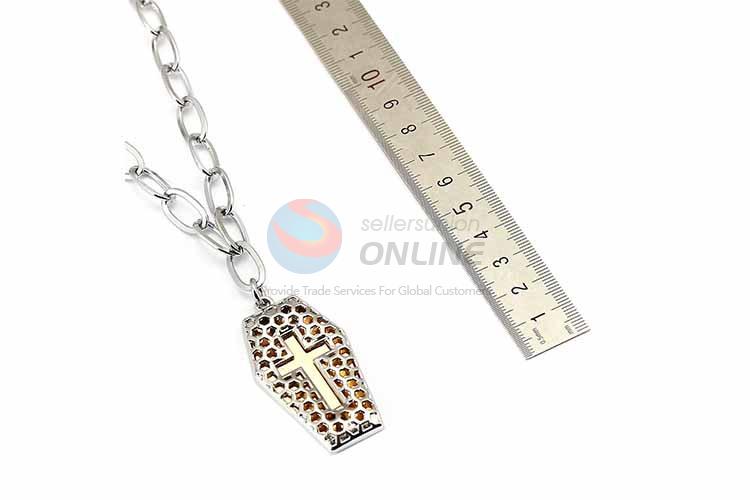 Cross Pendant Punk Zinc Alloy jewellery Necklace