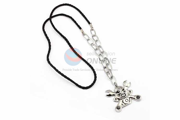 Skull Pendant Punk Zinc Alloy Jewellery Necklace