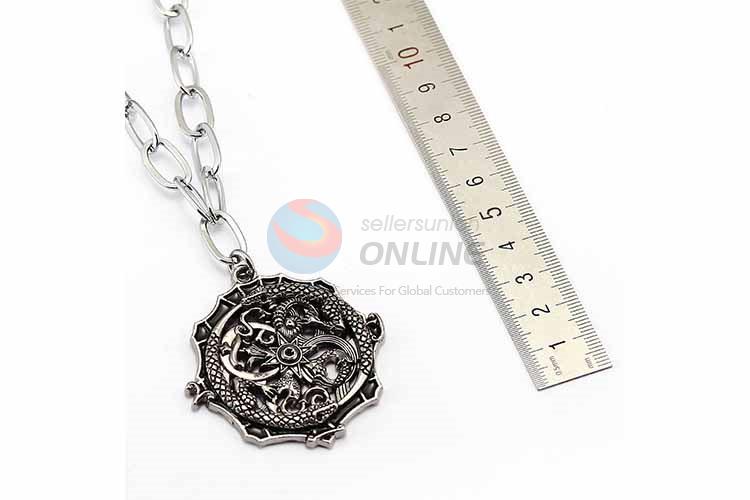 Badge Pendant Punk Zinc Alloy jewellery Necklace