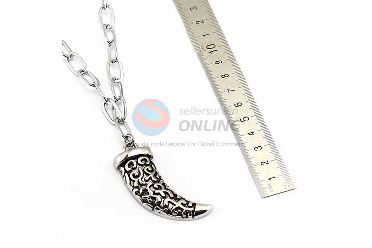 Sickle Pendant Punk Zinc Alloy jewellery Necklace