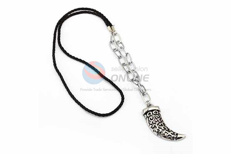 Sickle Pendant Punk Zinc Alloy jewellery Necklace