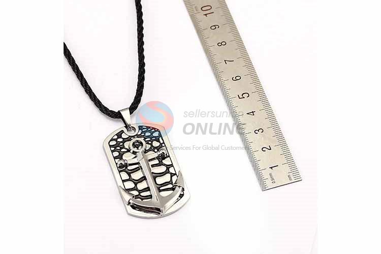 Cross Pendant Punk Zinc Alloy Jewellery Necklace