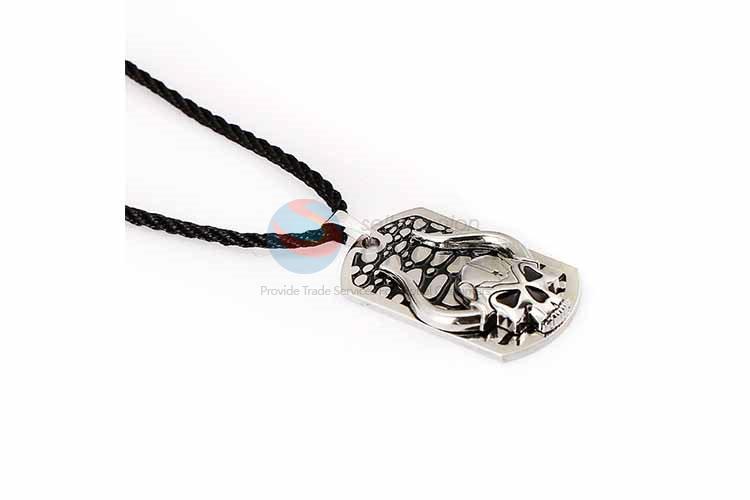 Skull Pendant Punk Zinc Alloy Jewellery Necklace