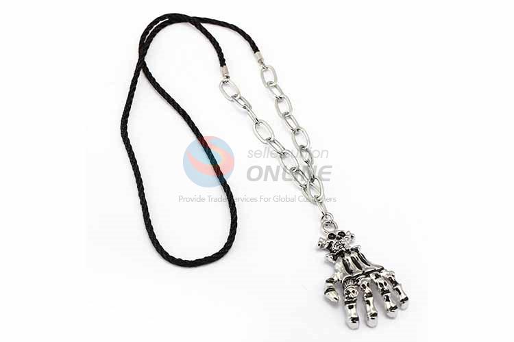 Hand Pendant Punk Zinc Alloy Jewellery Necklace