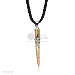 Bullet Shaped Punk Zinc Alloy Jewellery Necklace