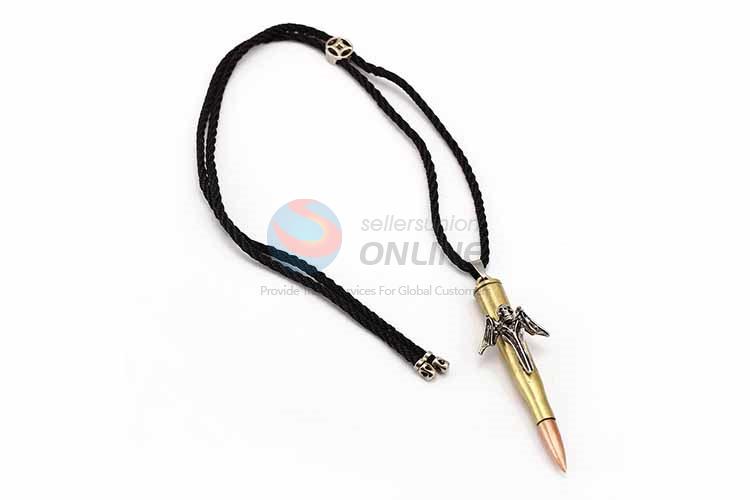 Bullet Shaped Punk Zinc Alloy Jewellery Necklace