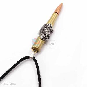 Bullet Shaped Punk Zinc Alloy Jewellery Necklace