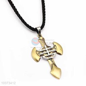 Cross Pendant Punk Zinc Alloy Jewellery Necklace